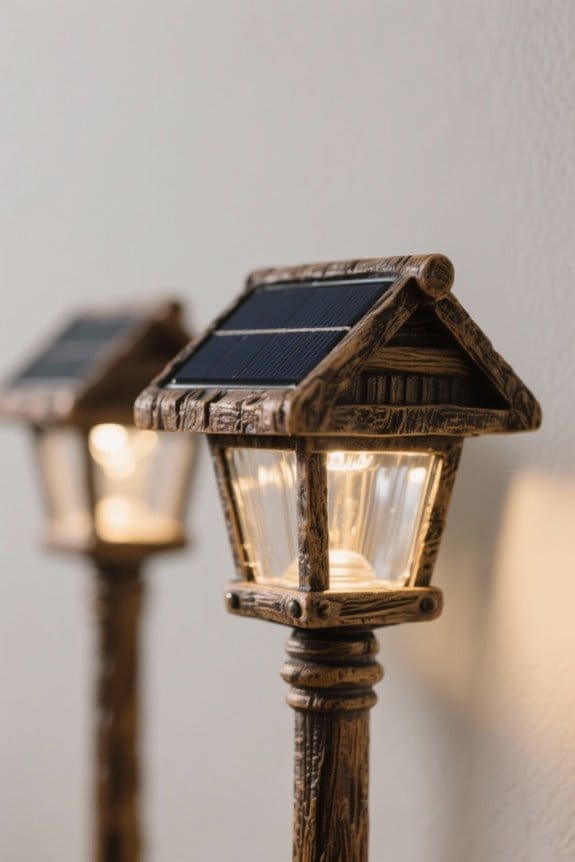 choosing rustic solar lights