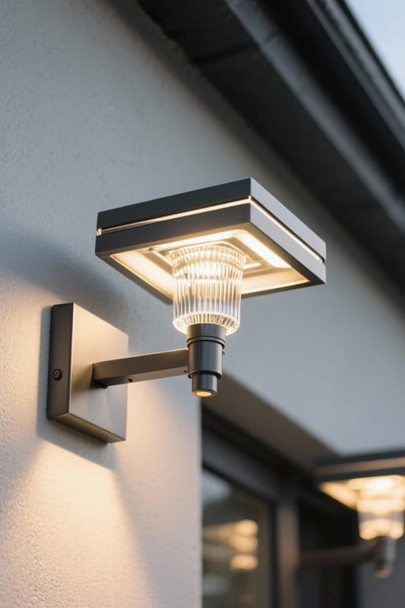 contemporary outdoor light selection