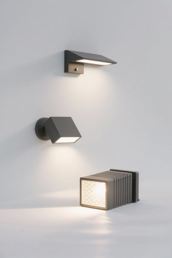 contemporary outdoor lighting options