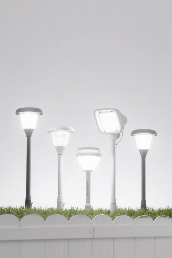 cool white outdoor lighting