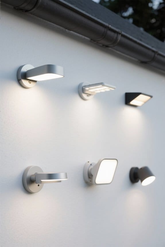 elegant contemporary outdoor lighting