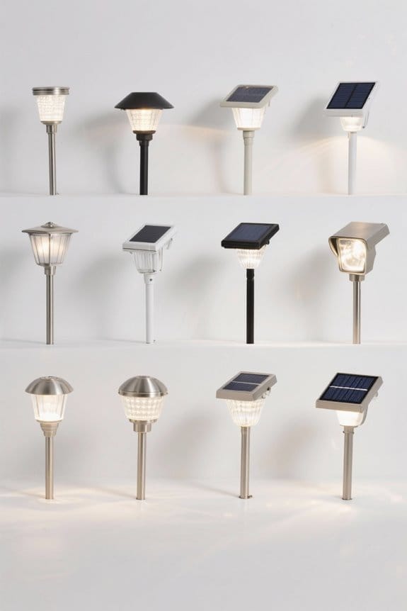 elegant outdoor solar lighting