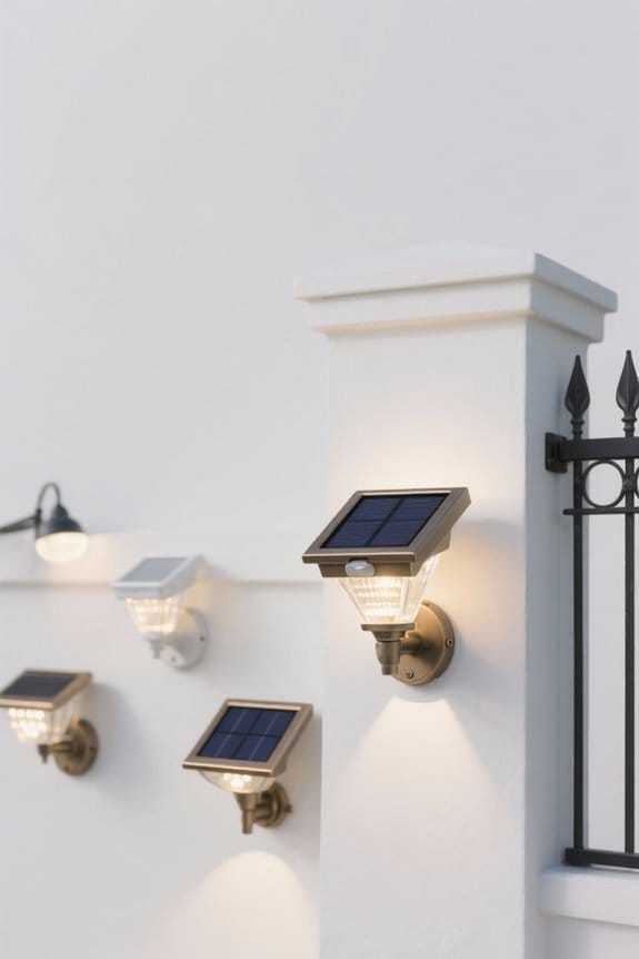 elegant outdoor solar lighting