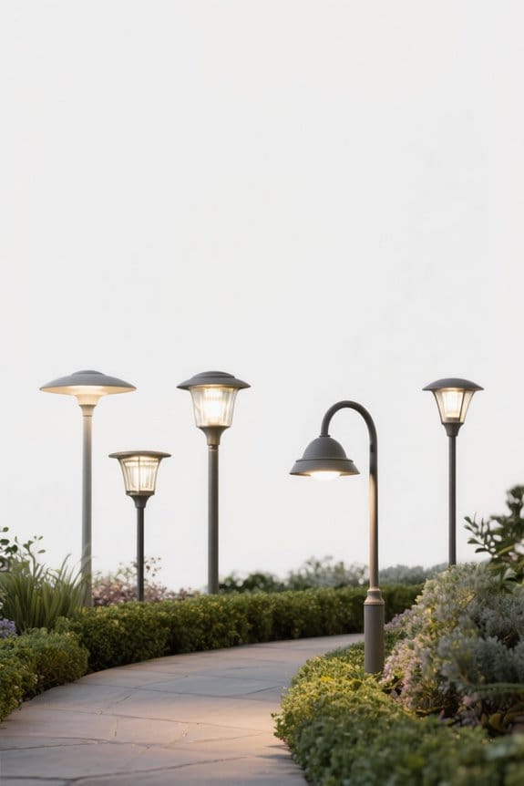 garden outdoor lights selection