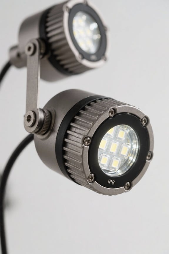 lumen output and weatherproofing