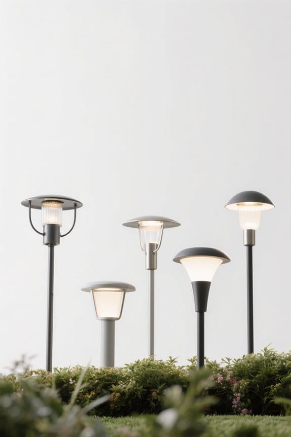 modern lights for gardens
