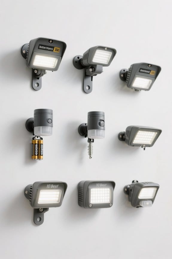 outdoor battery motion lights