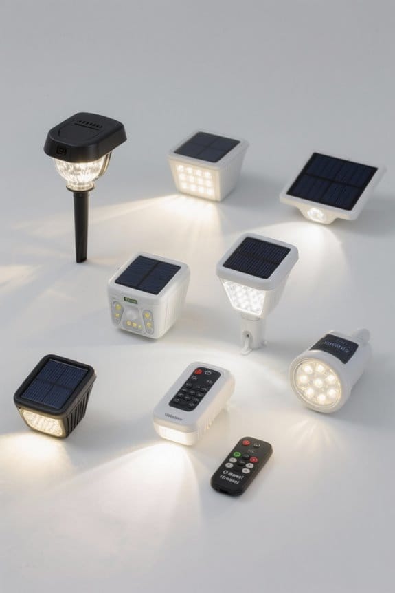 remote control solar lights