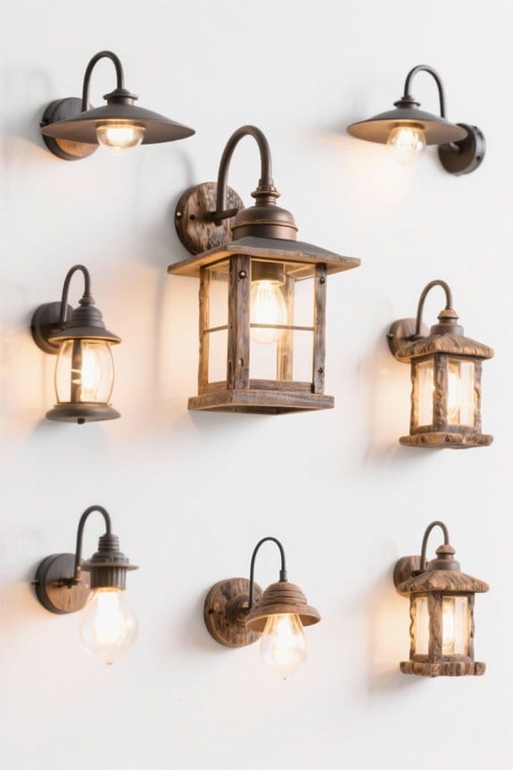 rustic outdoor lighting ideas
