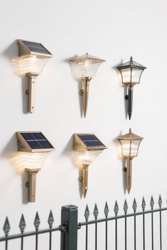 solar lights for fences
