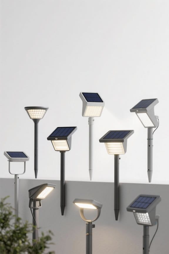 stylish modern solar lights