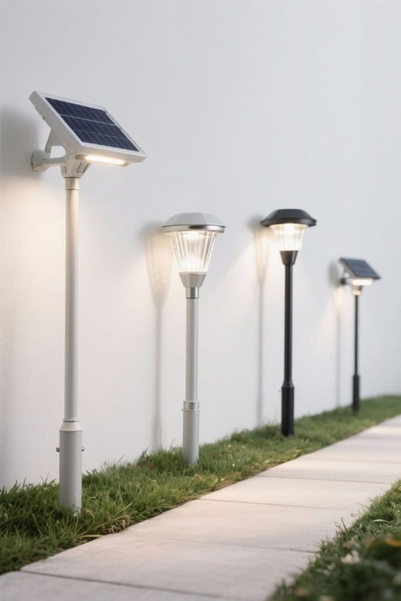 stylish outdoor solar lighting