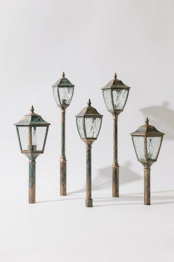 vintage garden lighting options