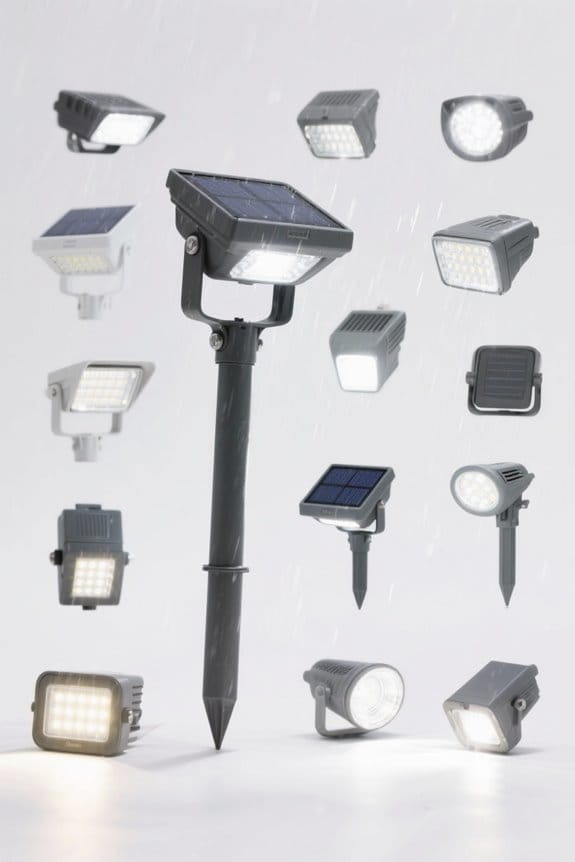 weatherproof solar outdoor lights