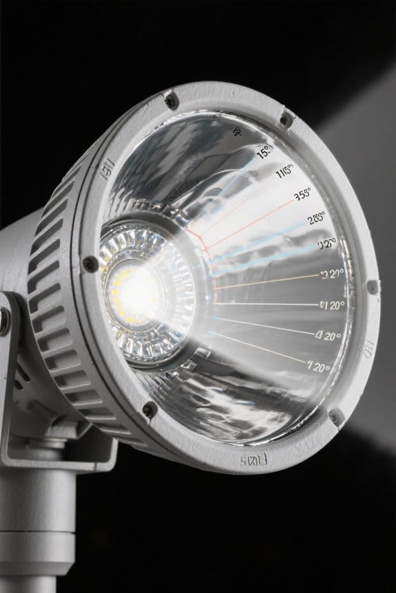 beam angle affects lighting