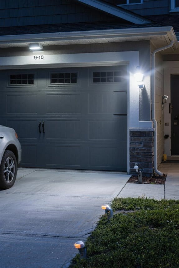 enhanced driveway security lighting