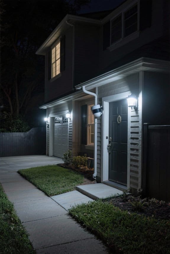 strategic motion light placement